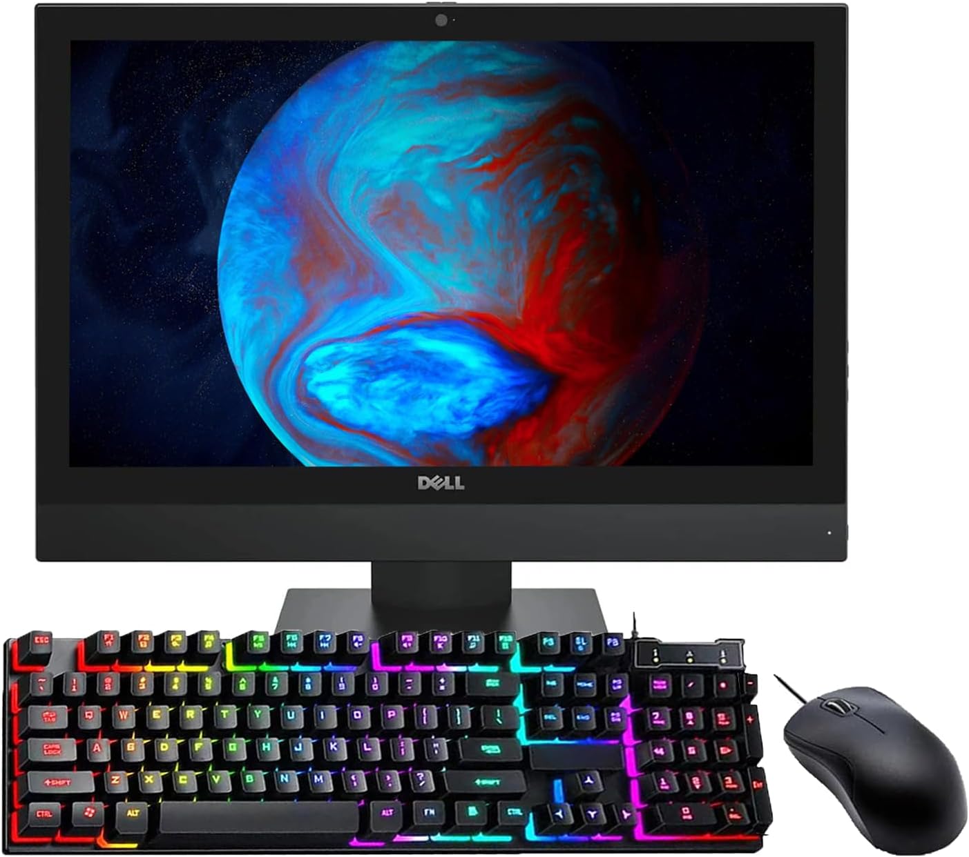 Dell Optiplex 3050 All-in-One Desktop PC, 19.5" screen Intel Pentium G4400 8GB RAM, 500Gb HDD, Keyboard and Mouse, WiFi, Bluetooth, CAM, Win 10P (Renewed)