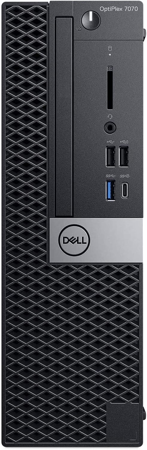 Dell OptiPlex 7070-SFF, Core i7-9700 3.0GHz, 16GB RAM, 256GB M.2-NVMe, Windows 11 Pro 64Bit, (Renewed)