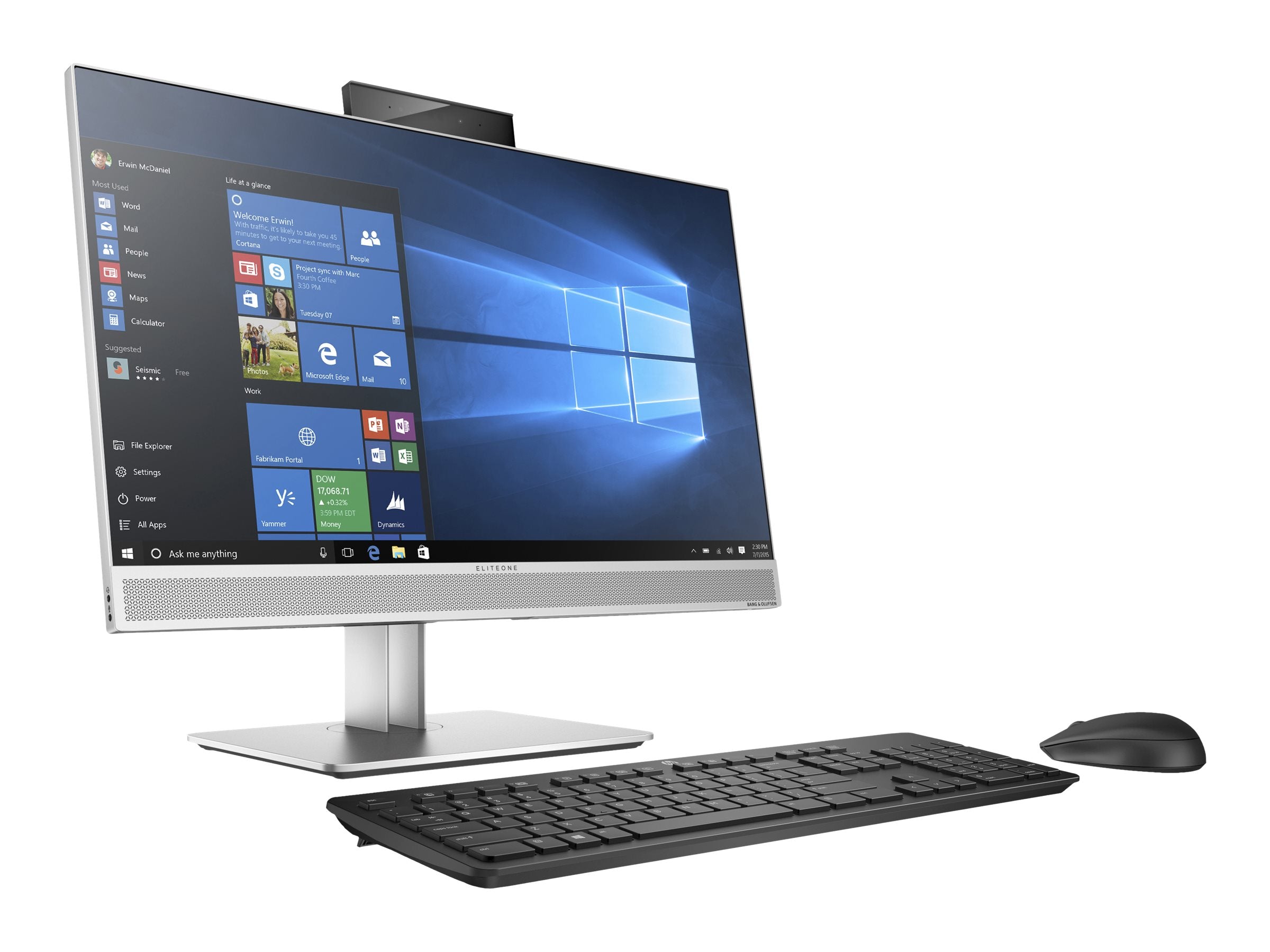 HP EliteDesk 800 G4 23.8-inch NonTouch All-in-One PC - I5-8500 8GB 256 –  Atlas Computers & Electronics