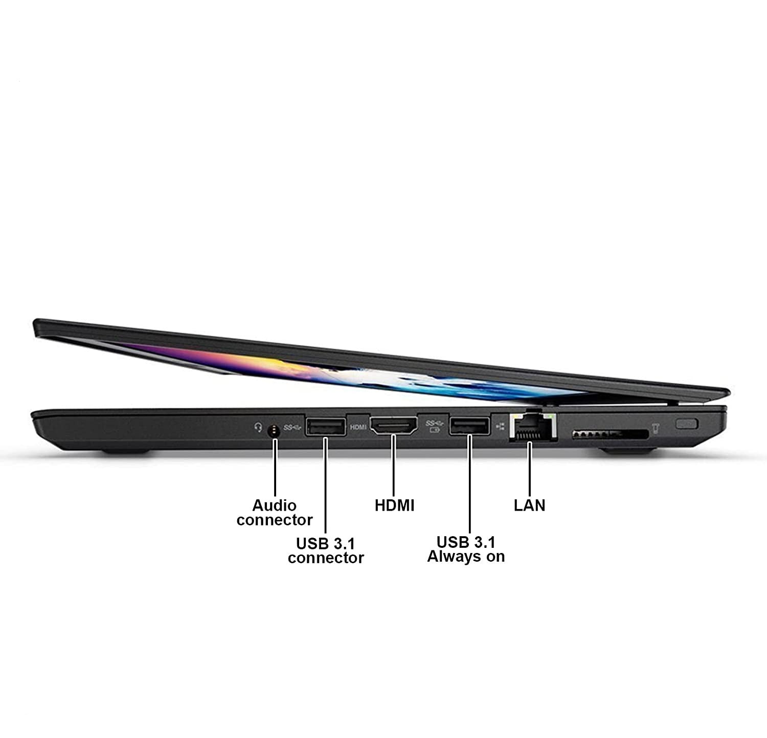 buffet Tilskud Lagring Lenovo ThinkPad T470 14" Intel Core i5-6300U 2.40GHz -8GB DDR4 256GB S